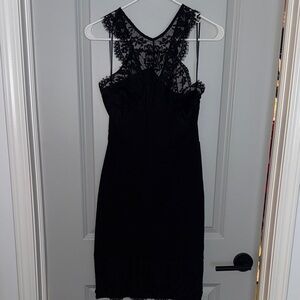 Guess Elegant Black Lace Dress size medium
